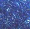 50g 5x4x2mm Light Sapphire Silver Lined Tile Beads